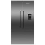 Fisher & Paykel Series 7 569L French Door Refrigerator with Ice and Water Black Stainless Steel RF610ADUB5 hero image