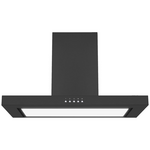 Omega 90cm Wall Canopy Rangehood Matt Black ORC90MB hero image
