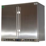 Rhino 208L Two Door Bar Fridge Stainless Steel SG2H-SD hero image