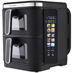 Kitchen Couture 11L Clear View Vertex Dual Draw Air Fryer Black 10005259 hero image