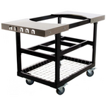 Primo Ceramic Grill Cart with Basket and Shelves Suits XL & L Series Primo Grills Black PG00370 hero image