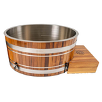 Revel Glacier Premium Solo Cedar Ice Bath with 1HP Chiller Unit R-ICESOLO-V3 hero image