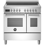 Bertazzoni Professional Series 90cm 5-Zone Induction Cooktop with Electric Double Oven Cooker Stainless Steel PRO95I2EXT hero image