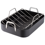 Tefal D9259944 29x39cm Hard Anodised Roaster and Rack hero image