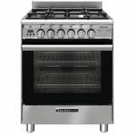Glem 60cm Stainless Steel Dual Fuel Freestanding Oven GB664GE hero image