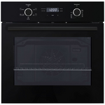 Emilia 60cm Built In Fan Forced Black Glass Oven EMF65EN hero image