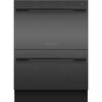 Fisher & Paykel Series 9 Contemporary Double DishDrawer Dishwasher Black Steel DD60DDFB9 hero image