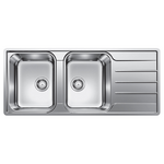 Blanco Double Bowl Right Hand Drainer Sink LEMIS8SLIFK5 hero image