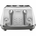 DeLonghi Icona Capitals Four Slice Toaster Sydney White CTOC4003W hero image