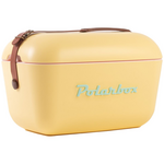 Polarbox Classic 20L Cooler Yellow with Cyan Logo PLBC20Y hero image