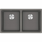 Franke Maris 350mm Double Bowl Topmount Sink with Extension Drainer Stone Grey MRG620-3535SGFPC hero image