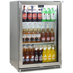 Schmick 118L Alfresco 304 Stainless Steel Bar Fridge With Heated Glass and Triple Glazing Right Hinge SK118R-SS hero image