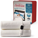 Sunbeam Sleep Perfect Anti Bacterial King Single Heated Electric Blanket BLA6331 hero image