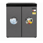 Airflo 156L Bar Fridge and Freezer Gun Metal Stainless Steel AFF156 hero image
