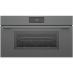 Fisher & Paykel Series 9 76cm Minimal Handleless Compact Combi-Microwave Oven Grey OM76NMUG3 hero image