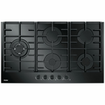 Haier 90cm Tempered Black Glass Cooktop HCG905WFCG3 hero image
