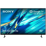 Sony 43 Inch Bravia 3 II 4K HDR AI Google TV with Gemini K43XR30M2 [2026] hero image