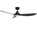 Mercator Jota 132cm DC Ceiling Fan with LED Light and Remote Black FC2118133BK hero image