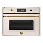 Bertazzoni Heritage 60cm Combi-Microwave Compact Oven Ivory Gold FHER4077MTAG3 hero image