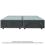 Sealy Spacesaver Super King Split Bed Base Front Drawer / Left Drawer Charcoal SV-CHAR-SSK-FL hero image