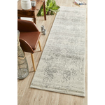 Rug Culture Evoke Medium White Silver Rug 300X80CM - EVO-253-WSIL-300X80 hero image
