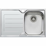 Oliveri Flinders Single Bowl Topmount Sink with Left-Hand Drainer FL122 hero image