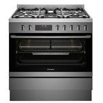 Westinghouse 90cm Dual Fuel Pyrolytic Freestanding Oven with SteamBake-Dark Stainless Steel WFEP9717DD hero image