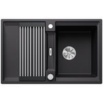 Blanco Adira 45S Single Bowl Sink with Left Hand Drainer Reversible Black 528129 hero image