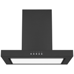 Omega 60cm Wall Canopy Rangehood Matt Black ORC60MB hero image