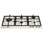 Bertazzoni 90cm Heritage Series Natural Gas Cooktop with Lateral Dual Wok P905LHERAX hero image