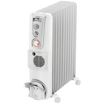 Delonghi Electric 2400W Oil Column Heater White DL2401TF  hero image