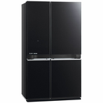 Mitsubishi Electric 580L French Door Fridge Brilliant Black MR-LA580ER-GBK-A hero image