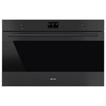 Smeg 90cm Classic Pyrolytic Oven - Matte Black SFP9302TN hero image