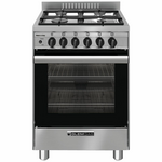 Glem 53cm Natural Gas Oven & Cooktop Freestanding Oven with Electric Grill Stainless Steel GB534GG hero image