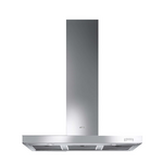 Smeg Classic Aesthetic Stainless Steel Canopy Rangehood KSE110XA hero image