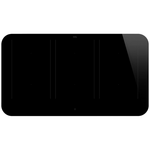 Smeg 90cm Isola Aesthetic 6 Burner Induction Cooktop with Black Frame SISL7964MB hero image