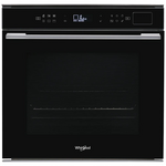 Whirlpool 60cm Pyrolytic Oven with SteamSense Black W7OSPBLAUS hero image