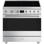 Smeg 90cm Classic Stainless Steel Induction Freestanding Oven C9IMX2 hero image