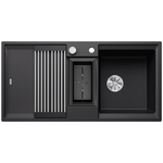 Blanco Adira 6S Single Bowl Sink with Additional Bowl and Left Hand Drainer Black 528133 hero image