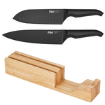 Furi Pro Jet Black Three Piece Knife Set 41483 hero image