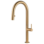Rogerseller Myhill Sink Mixer with Pull Out Spray - Brushed Gold 3606012614 hero image
