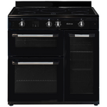Artusi 90cm Induction Matte Black Freestanding Oven AFIR935B hero image