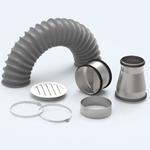 Aero 150mm Wall / Eave Roof Ducting Kit ADK150WALL hero image