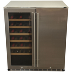 Bosston 180L Double Door Beer and Wine Alfresco Fridge BOS180W2D hero image