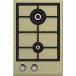 Spezialist 34cm 2 Burner LP Gas Stainless Steel Plate Brass Surface Cooktop S30342SPBBRLPG hero image