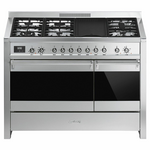 Smeg 120cm Classic Dual Fuel Stainless Steel Freestanding Oven A3AU-81 hero image