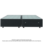 Sealy Spacesaver Super King Split Bed Base No Drawer Black SV-BLK-SSK-ND hero image