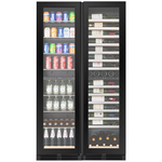 KingsBottle Atelier Ensemble Wine and Beverage Fridge KB245BW3-BK hero image
