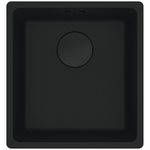 Franke Maris 370mm Single Bowl Undermount Sink Matte Black MRG110-37MB-B hero image