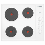 Westinghouse 60cm Electric Cooktop White WHS642WC hero image